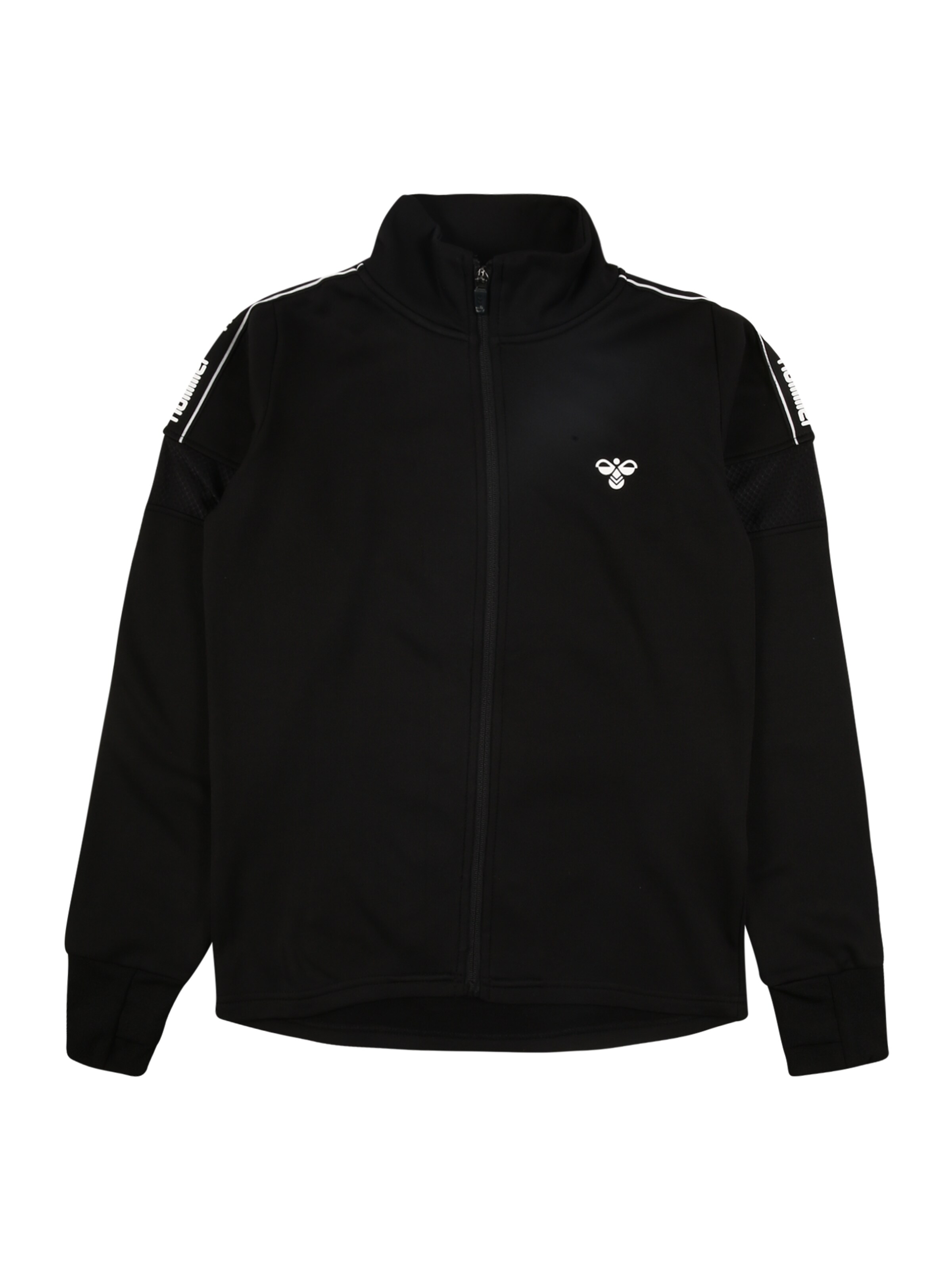 Hummel Regular Fit Sweatjacke 'Ask' in Schwarz: Vorderseite