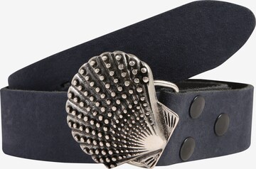 RETTUNGSRING by showroom 019° Belt 'Muschel' in Blue: front