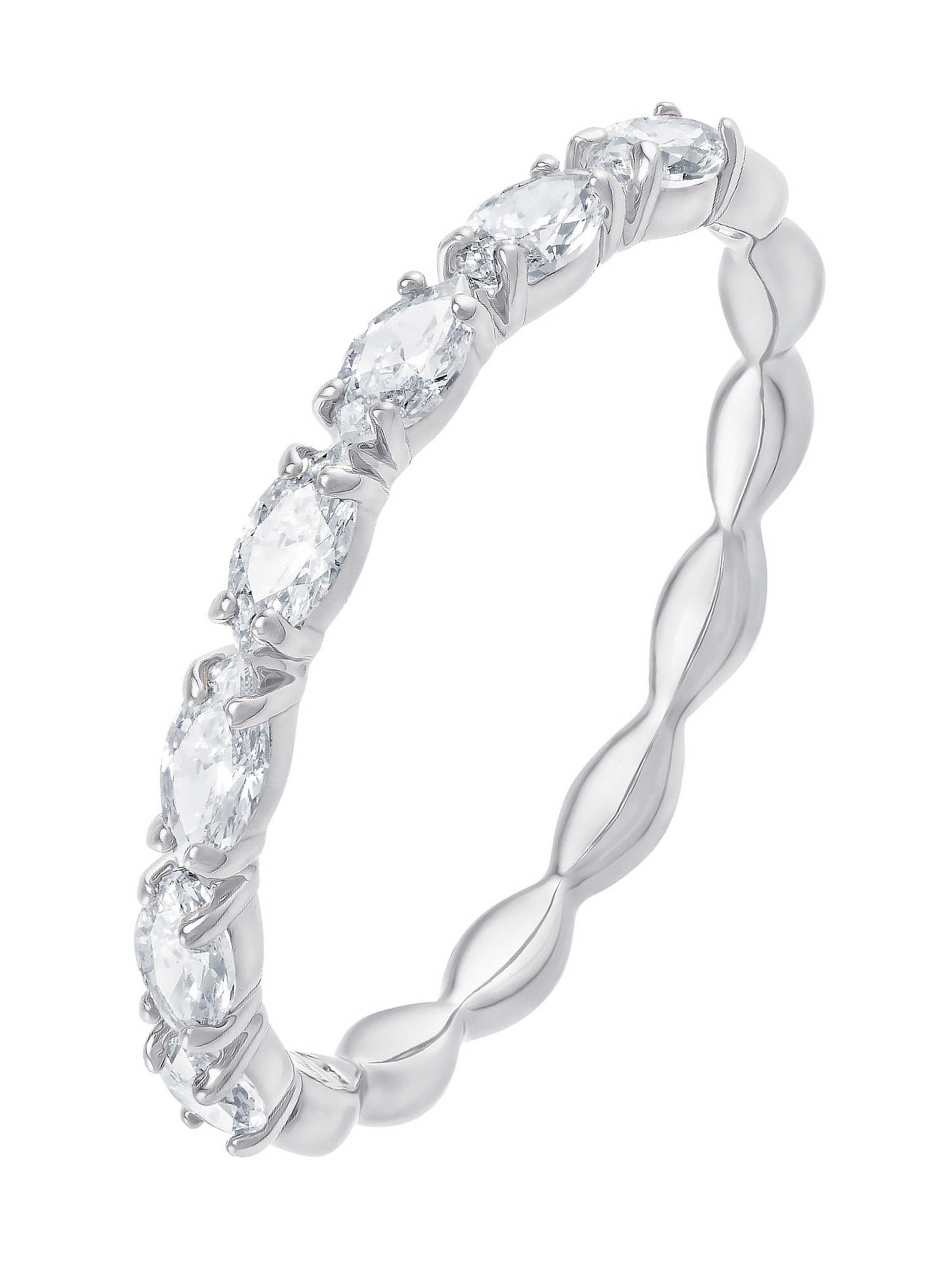 Swarovski Ring in Silver: front