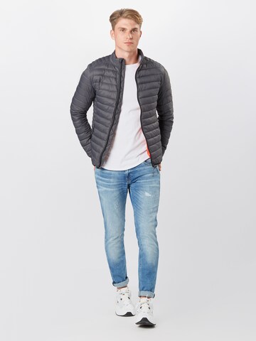 INDICODE JEANS Regular fit Between-season jacket 'Amare' in Grey