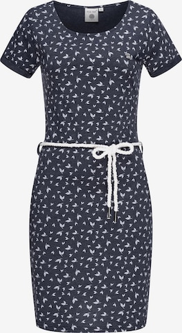 Peak Time Summer Dress in Blue: front