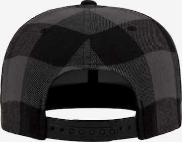 Casquette 'CHECKED FLANELL' Flexfit en noir