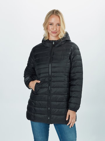 ONLY Carmakoma - Casaco de inverno 'Tahoe' em preto: frente