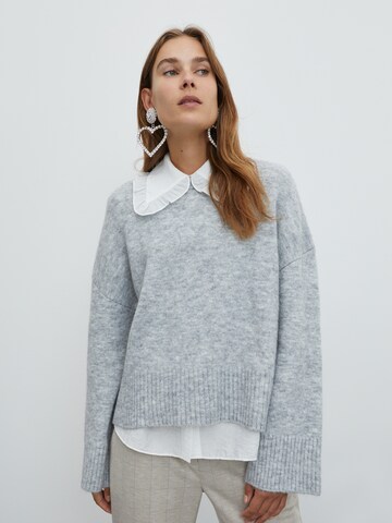 EDITED - Pullover 'Grace' em cinzento: frente