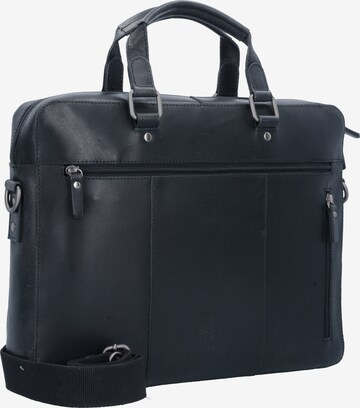 LEONHARD HEYDEN Document Bag 'Dakota' in Black