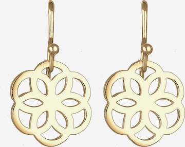 Boucles d'oreilles 'Blume' ELLI en or : devant