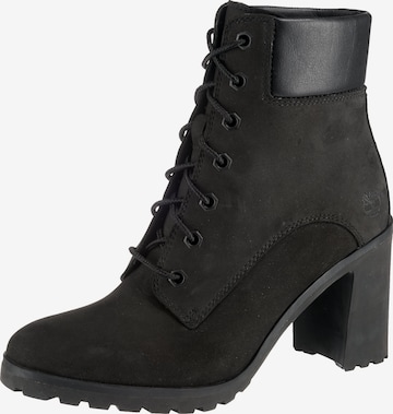 TIMBERLAND Lace-Up Ankle Boots 'Allington' in Black: front