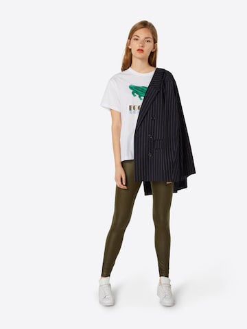 PIECES - Skinny Leggings en verde