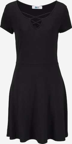 LASCANA Beach Dress in Black: front