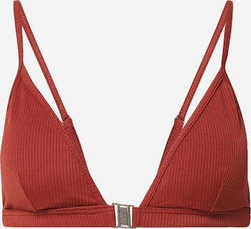 regular Top per bikini 'Beysa' di EDITED in rosso: frontale