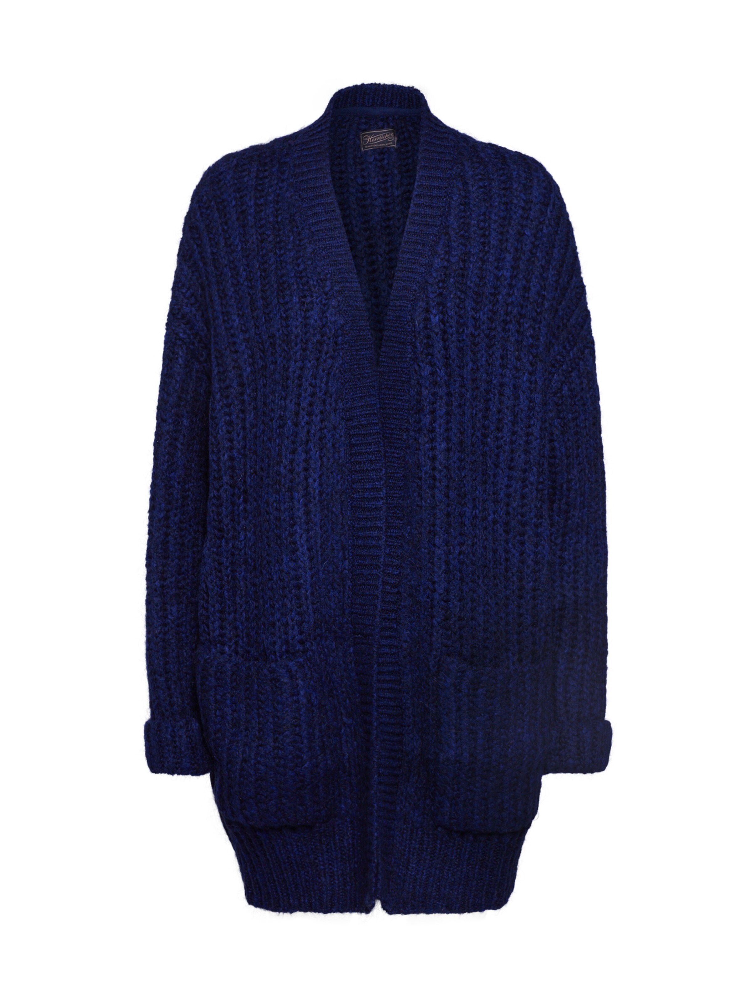 Herrlicher - Gebreid vest in de kleur Nachtblauw