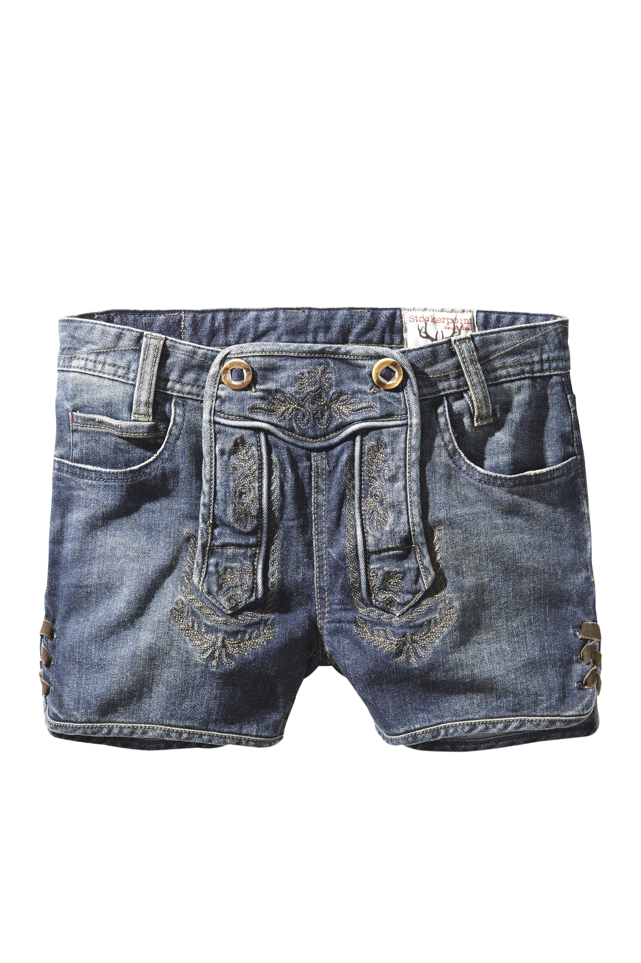 STOCKERPOINT - Short 'Gigi' in blue denim
