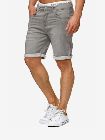 INDICODE JEANS Shorts 'Lonar' in Grau: predná strana