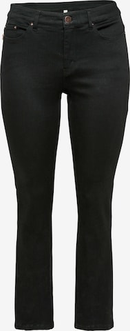 SHEEGO Slimfit Jeans i svart: forside