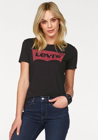 LEVI'S ® Majica 'The Perfect Tee' | črna barva: sprednja stran
