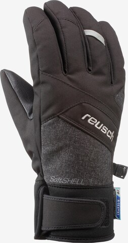 REUSCH Athletic Gloves 'Luke' in Black: front