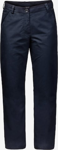 JACK WOLFSKIN Regular Outdoor Pants 'Arctic Road' in Blue: front