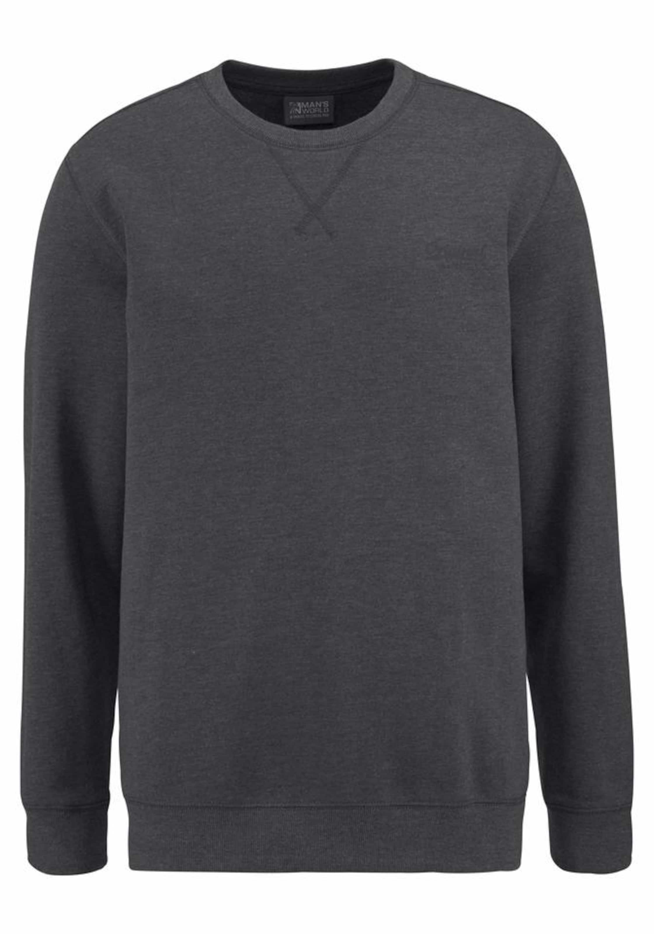 Man's World Sweatshirt in Grau: Vorderseite