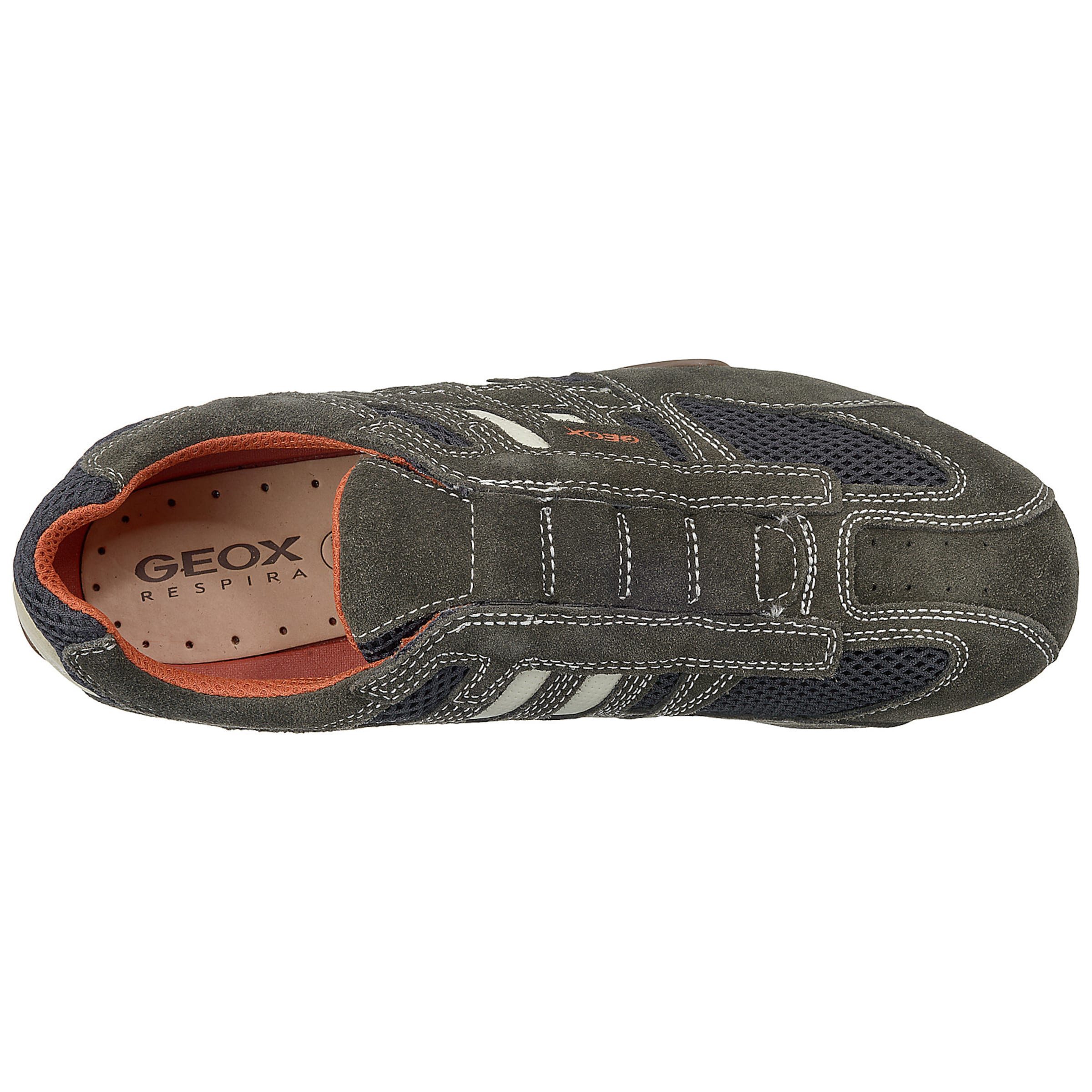 GEOX Låg sneaker 'UOMO SNAKE' i grå