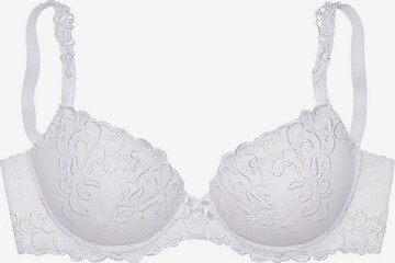 NUANCE Push-up Bra in White: front