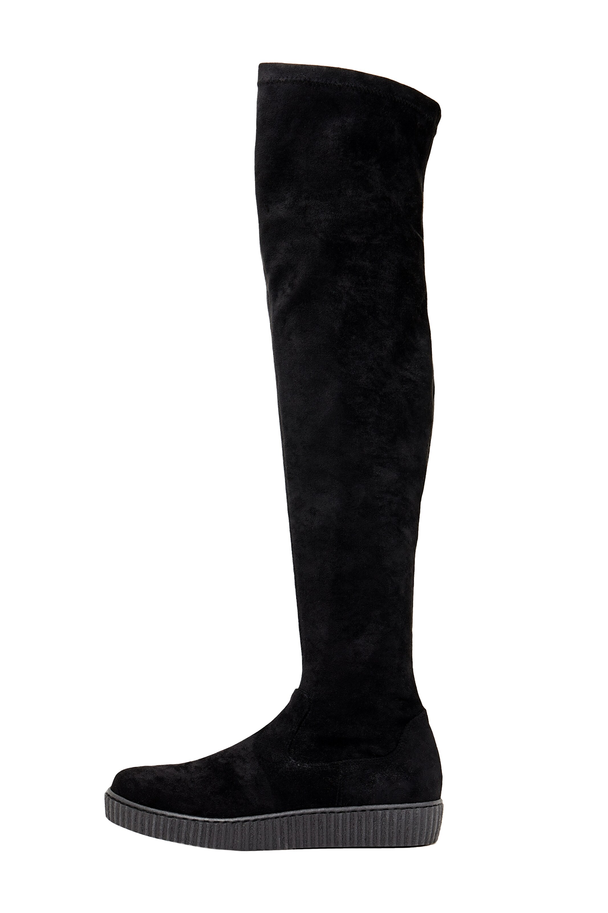 RISA - Overknee laarzen in de kleur Zwart