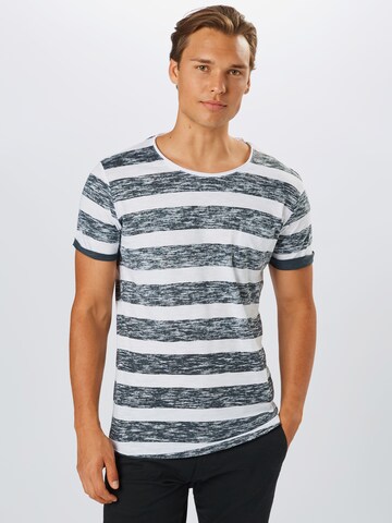 Coupe regular T-Shirt 'Airflow' Key Largo en bleu : devant