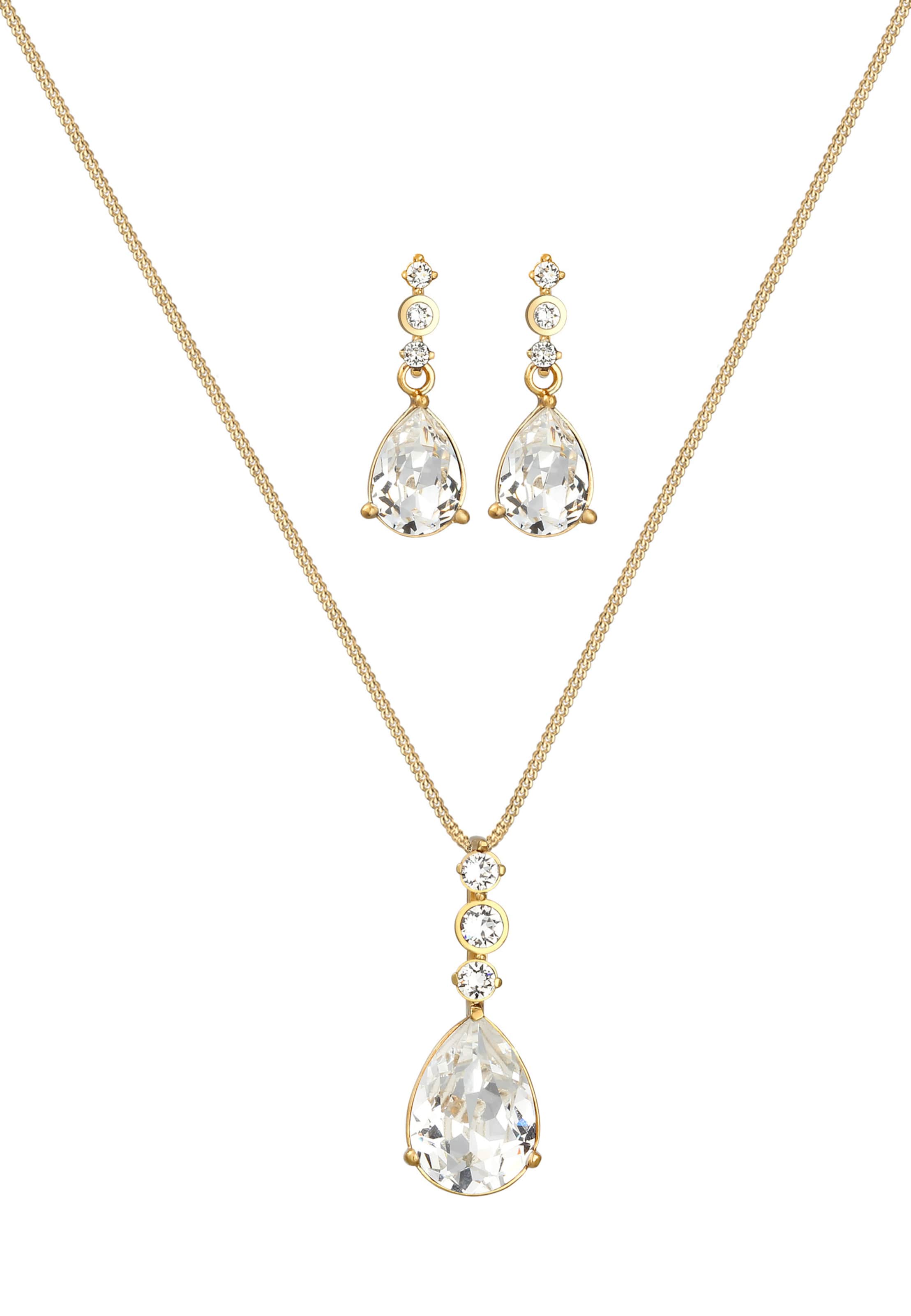 ELLI PREMIUM Jewelry Set in Gold: front