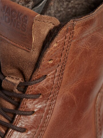 Bottines à lacets JACK & JONES en marron