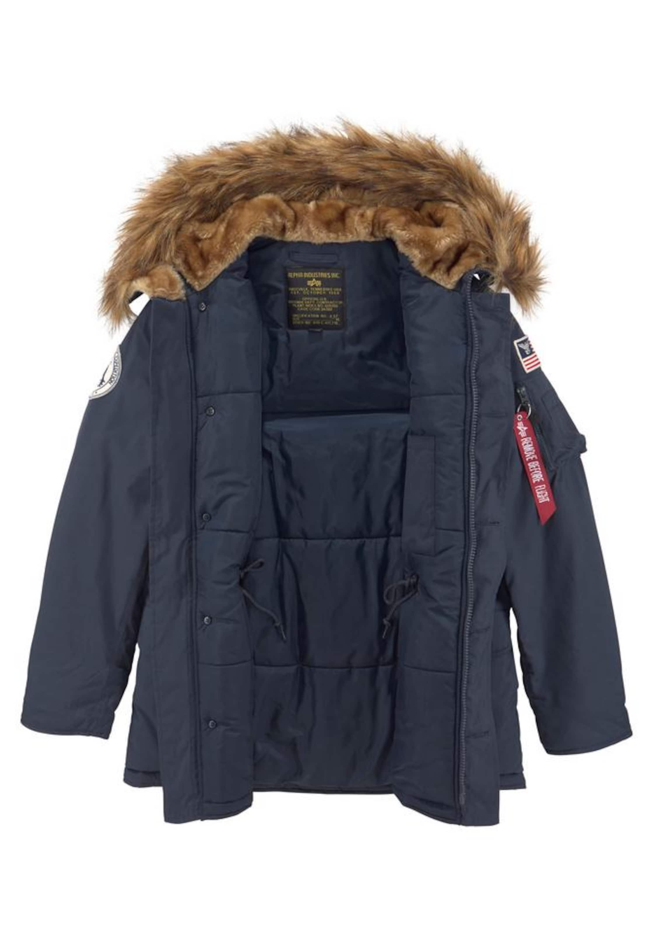 ALPHA INDUSTRIES - Parca de invierno 'Polar' en azul