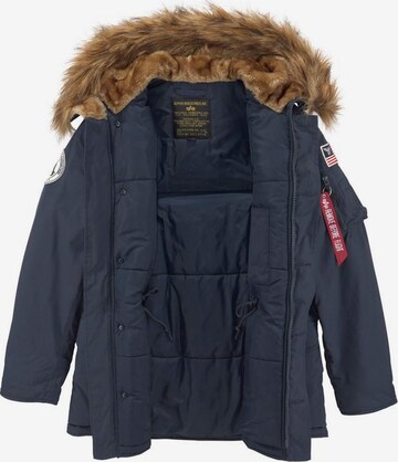 ALPHA INDUSTRIES Zimní parka 'Polar' – modrá