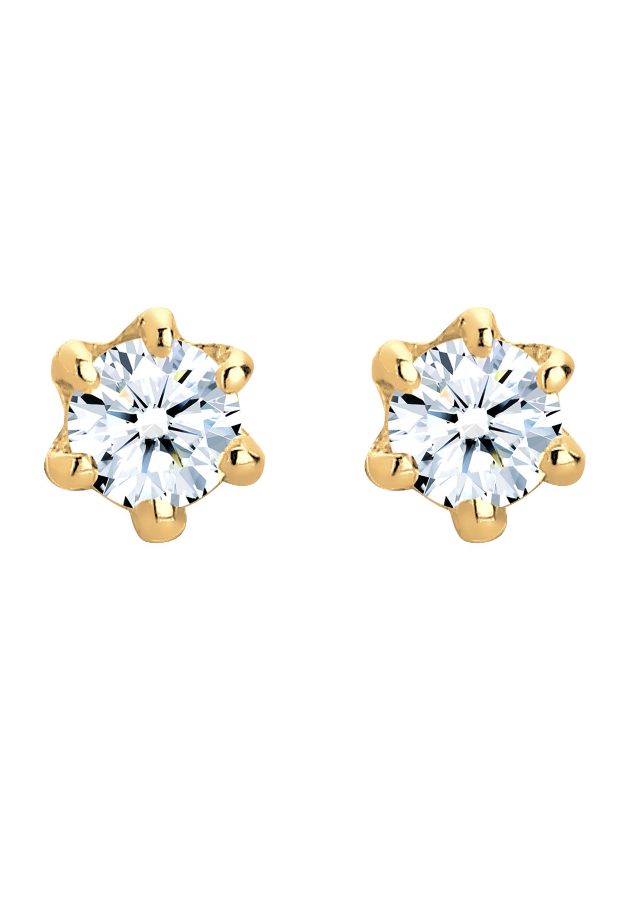 Elli DIAMONDS Ohrringe in Gold: Vorderseite