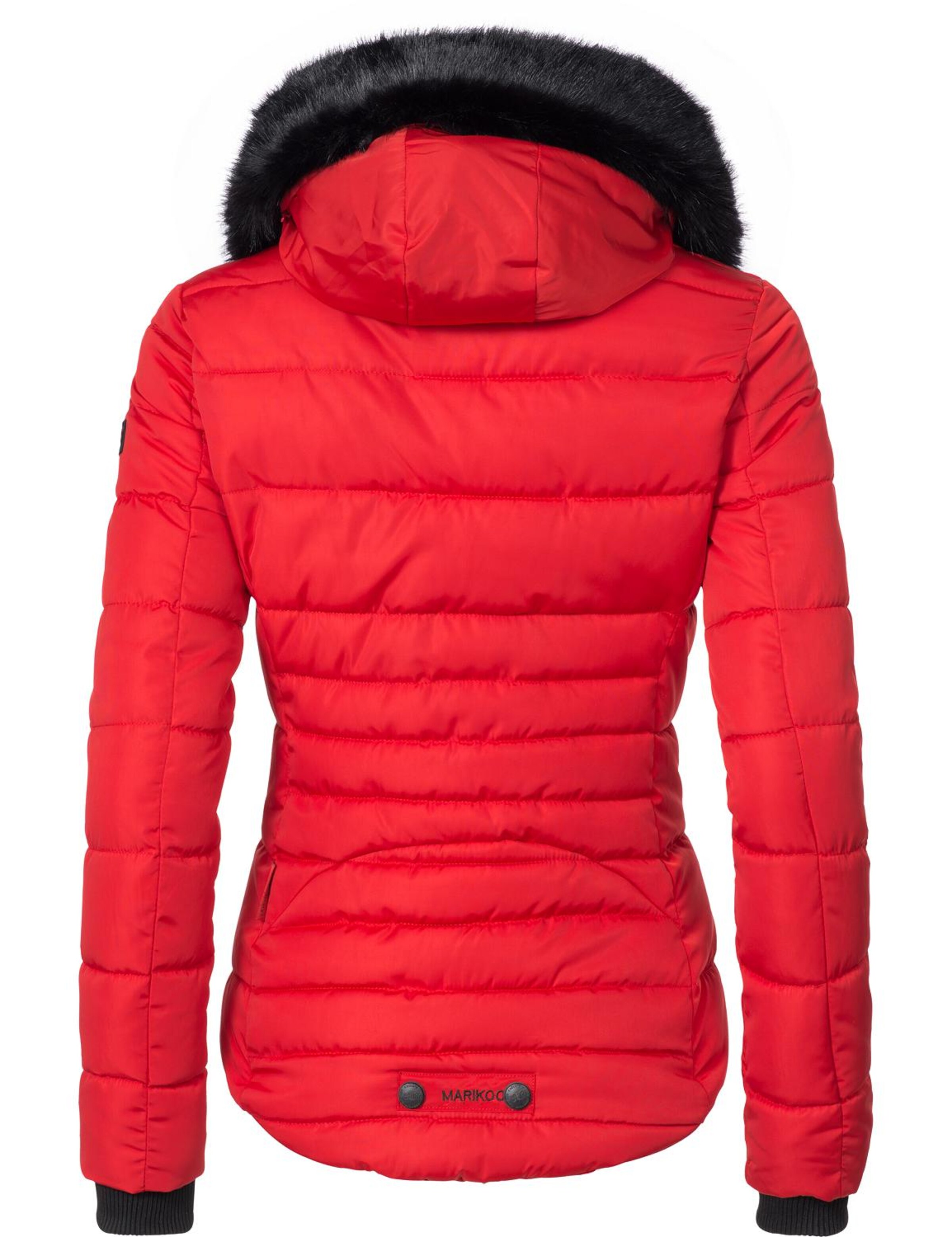 MARIKOO Winter jacket 'Lotusblüte' in Red