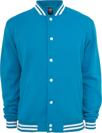 Urban Classics Sweatjacket in Blau: predná strana