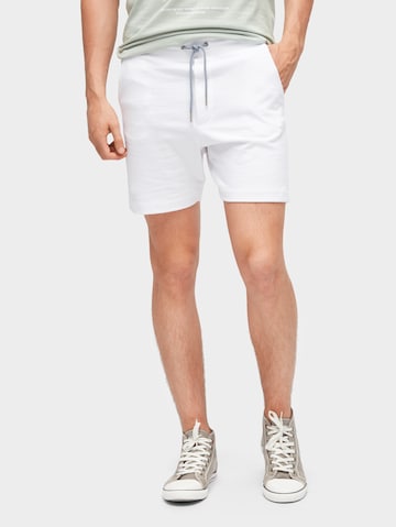 TOM TAILOR DENIM - regular Pantalón en blanco: frente