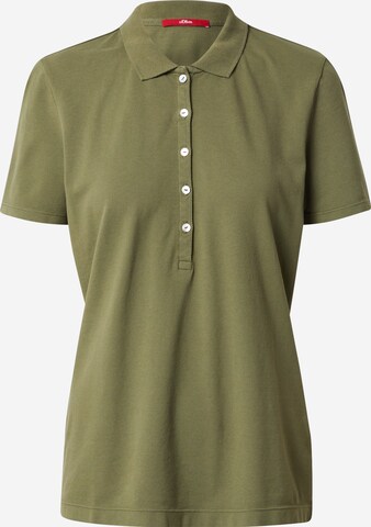 s.Oliver Shirt in Groen: voorkant