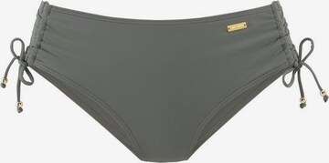 Slip costum de baie 'Italy' de la LASCANA pe verde: față