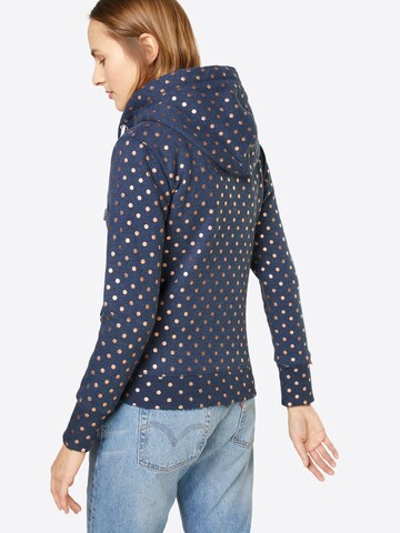 Veste de survêtement Superdry en bleu : derrière