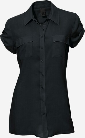 Camicia da donna di heine in nero: frontale