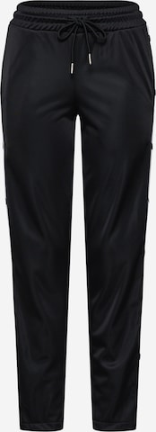 Urban Classics Regular Pants in Black: front