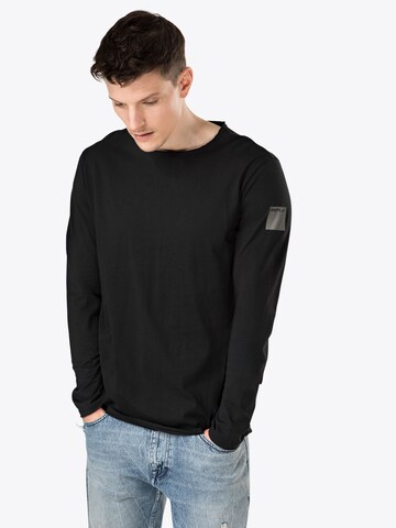 REPLAY - Camiseta en negro: frente