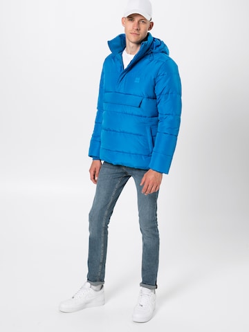 Urban Classics Winter Jacket in Blue