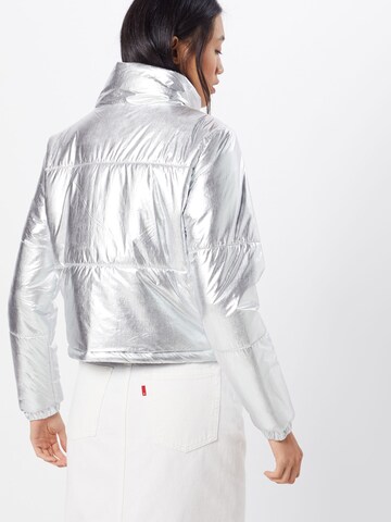 Urban Classics Between-Season Jacket in Silver: back
