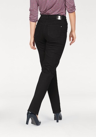 MAC Loosefit Jeans 'Stella' in Schwarz