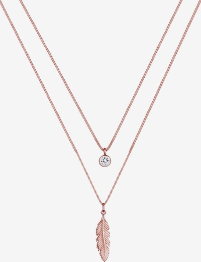 ELLI Halskette 'Boho' in rosegold, Produktansicht