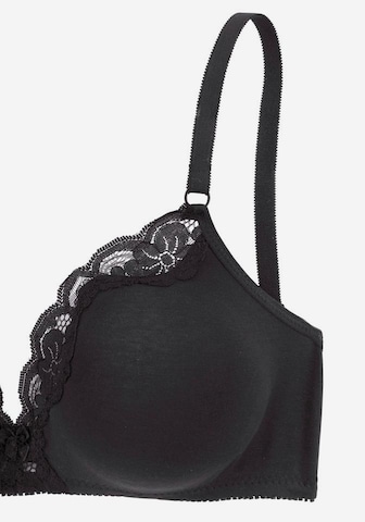 PETITE FLEUR T-shirt Bra in Black