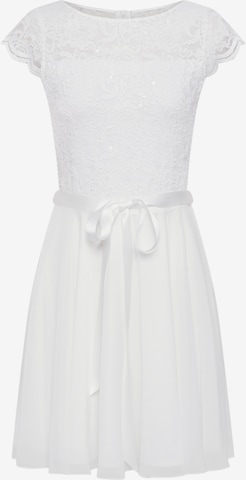 SWING Cocktail Dress in White: front