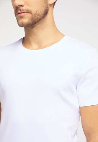 MUSTANG T-Shirt 'Aaron' in Weiß