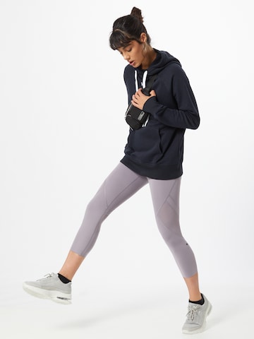 UNDER ARMOUR Sportief sweatshirt 'Rival' in Zwart