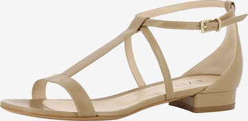 EVITA Sandalen met riem 'Salvina' in Beige: voorkant