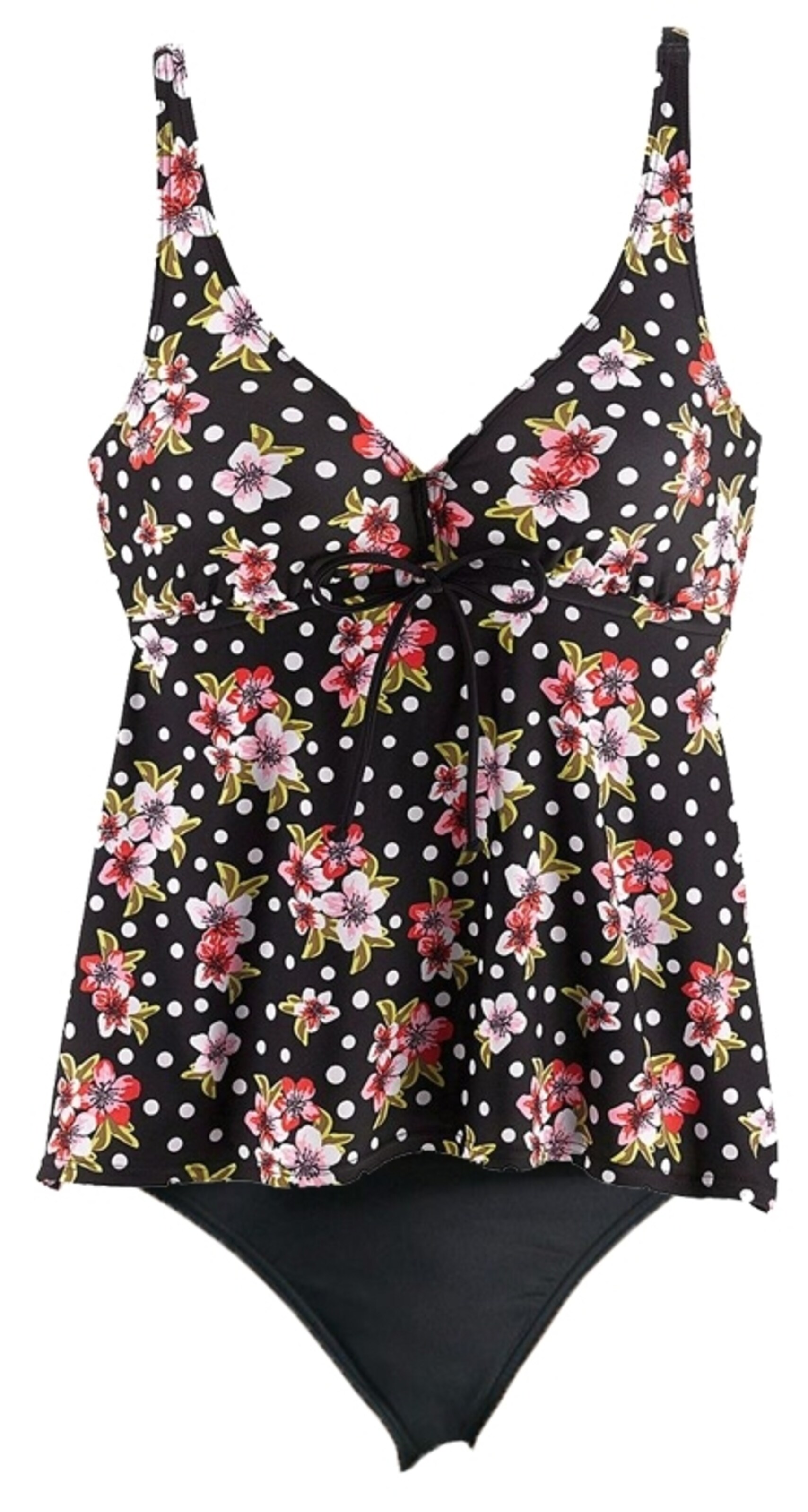 LASCANA Triangen Tankini i svart: framsida